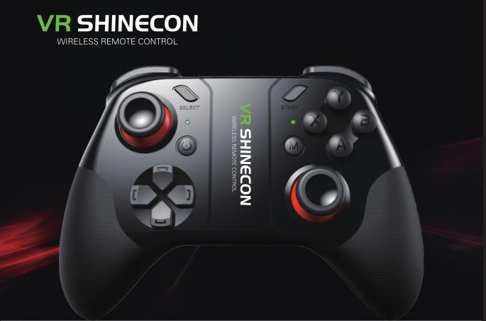 VR Shinecon SC-C08 Wireless Remote Control Joystick Gamepad for IOS Android PC TV