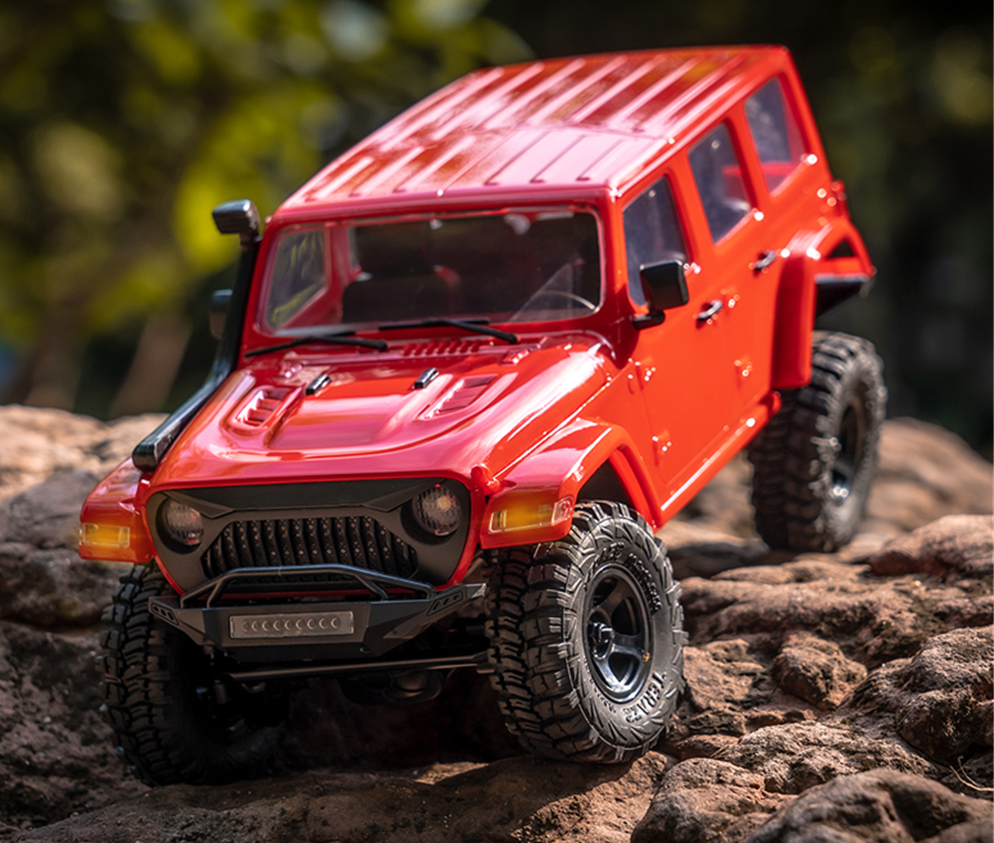 ROCHOBBY RTR 1/18 2.4G 4WD 11804 RC Car Fire Horse LED Light Full Proportional Crawler Vehicles Models - Photo: 18