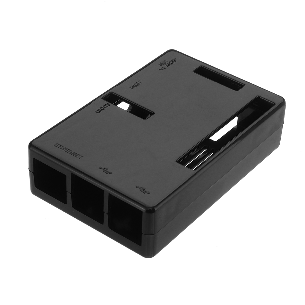 Premium Black ABS Exclouse Box Case For Raspberry Pi 3 Model B+ (Plus) 11