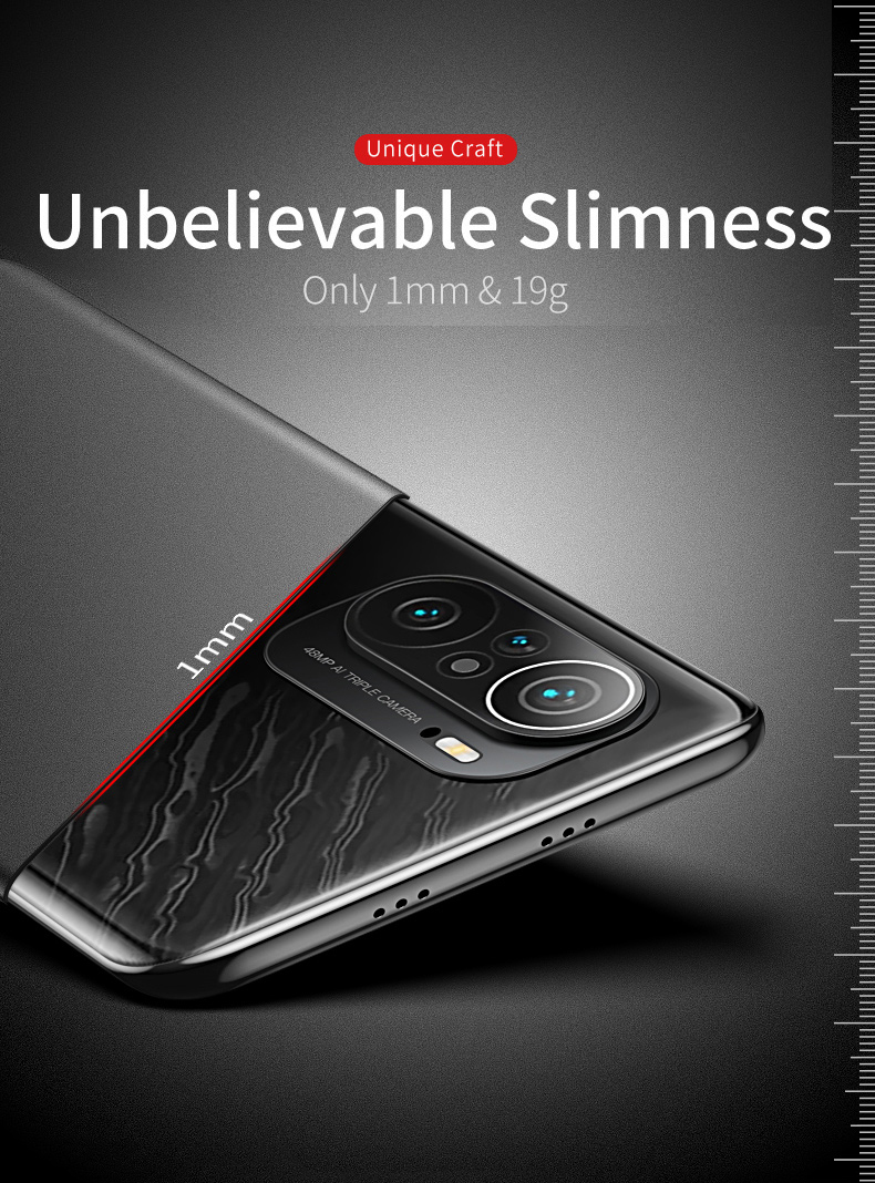 Bakeey for POCO F3 Global Version Case Silky Smooth Anti-Fingerprint Shockproof Hard PC Protective Case Back Cover