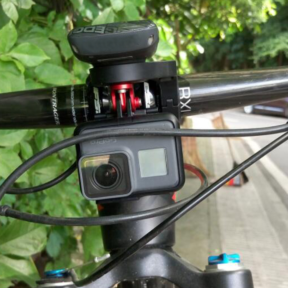 CNC Camera Adaptor Set for GoPro/Garmin Edge Bryton Bike Handlebar Mount 