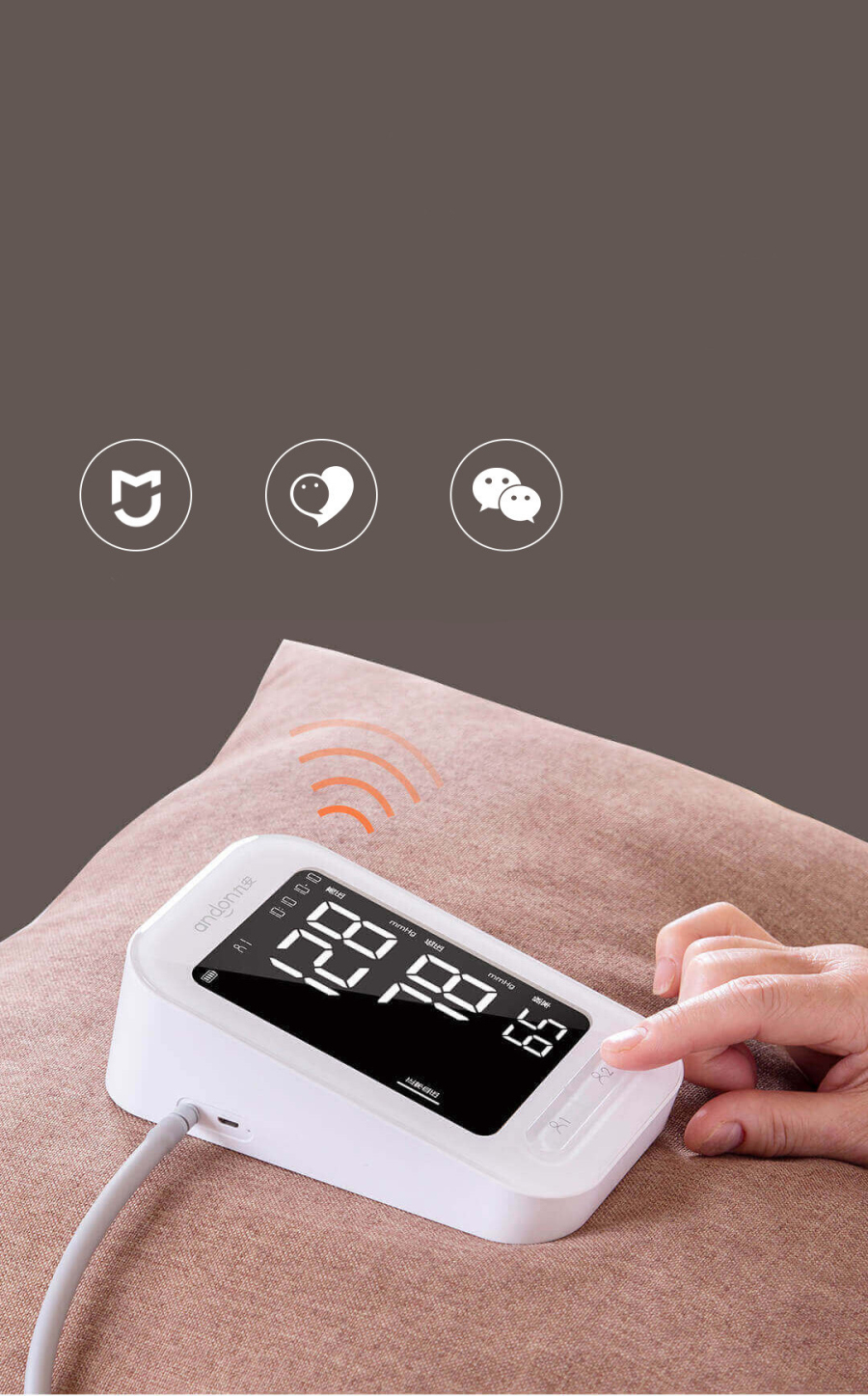 XIAOMI WIFI Electronic Blood Pressure Monitor Voice Broadcas