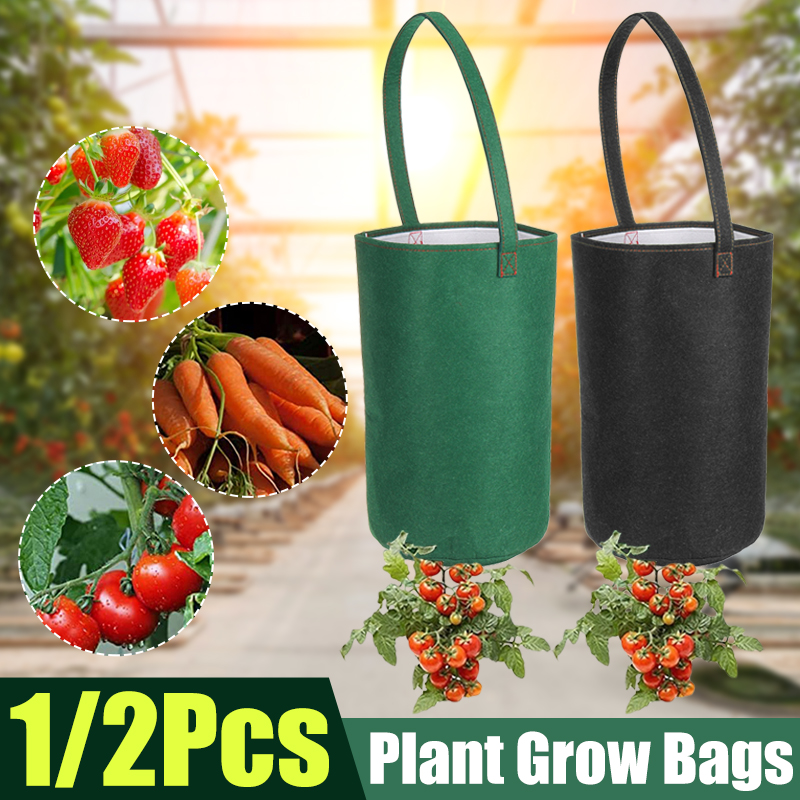 Felt Strawberry Planting Bag Hanging Cherry Tomato Potato Pot Plant Nutrition Growth Beauty Planting Bag