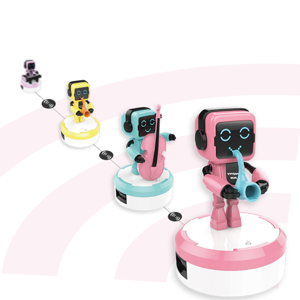 Mini Intelligent Robot Toy Remote Sensing Ensemble Band Swing Robot with Hi-fi Speaker - Photo: 4