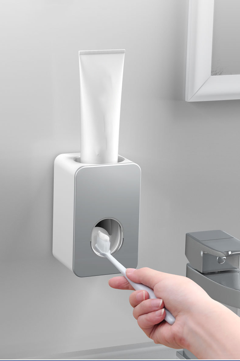 Automatic Toothpaste Squeezer Rack Wall-mounted Toothpaste Holder