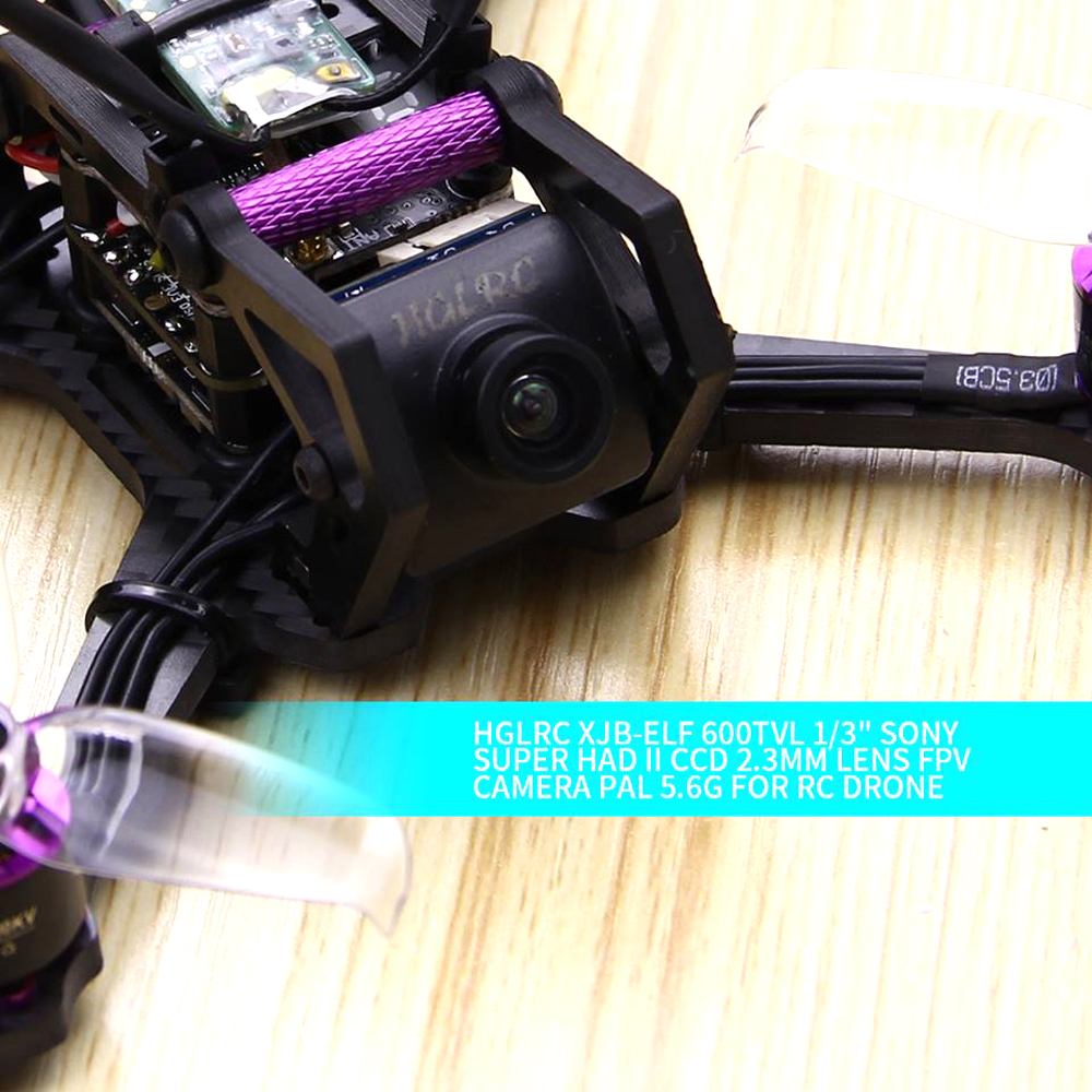 HGLRC HORNET 120mm FPV Racing Drone BNF Compatible FrSky XM+ Omnibus F4 OSD 13A Blheli_S ESC - Photo: 2