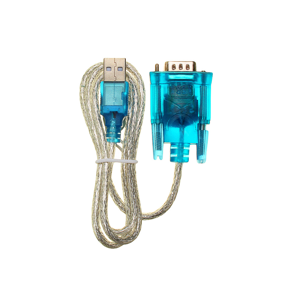 3Pcs Translucent USB To RS232 Serial 9 Pin Converter Cable Adapter 38