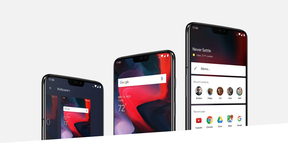 OnePlus6 Global Version 6.28 Inch Android 8.1 NFC Fast Charge 8GB 256GB Snapdragon 845 4G Smartphone