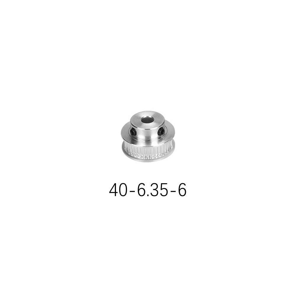 SIMAX3D® GT2 Timing Pulley 30/36/40/48/60 Teeth Wheel Bore 5/6.35/8/10/12mm Aluminium Gear Teeth Width 6/10mm 3D Printers Parts Silver