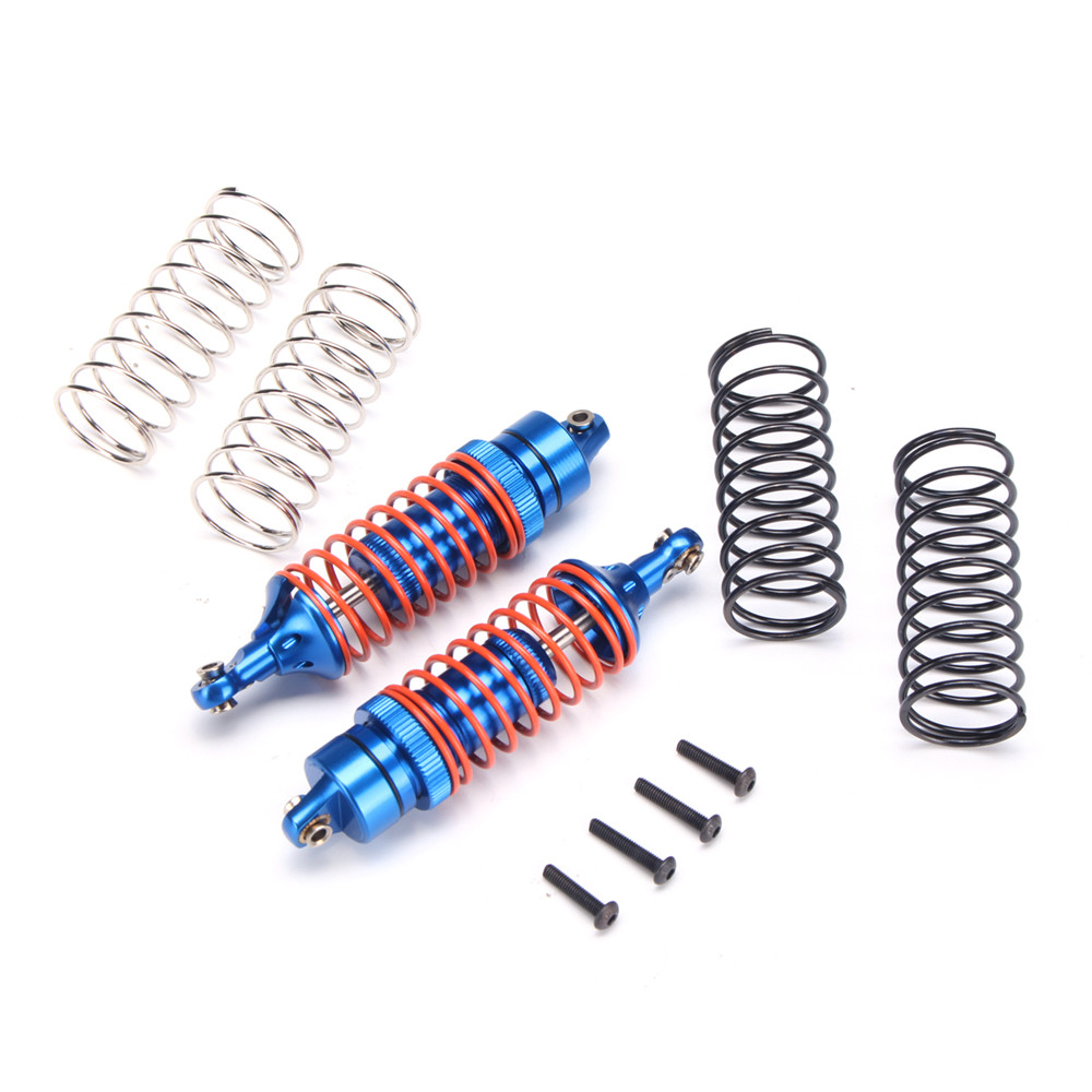 4PC Front Rear Aluminum Shock Absorber +8PC Springs For Traxxas Slash VXL 4x4 2WD XL5 Rc Car Parts - Photo: 5