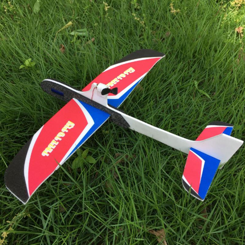 PP+EPP 295mm Wingspan Super Capacitor Electric Coreless Hand Throwing Free-flying Glider RC Airplane - Photo: 6