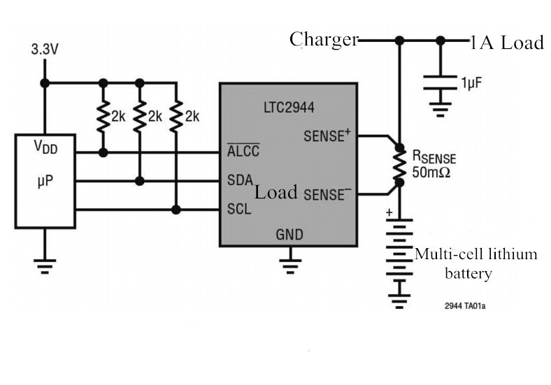 3pcs CJMCU-294 LTC2944 Battery Temperature Measuring Module 60V Voltage and Current Measurement Meter