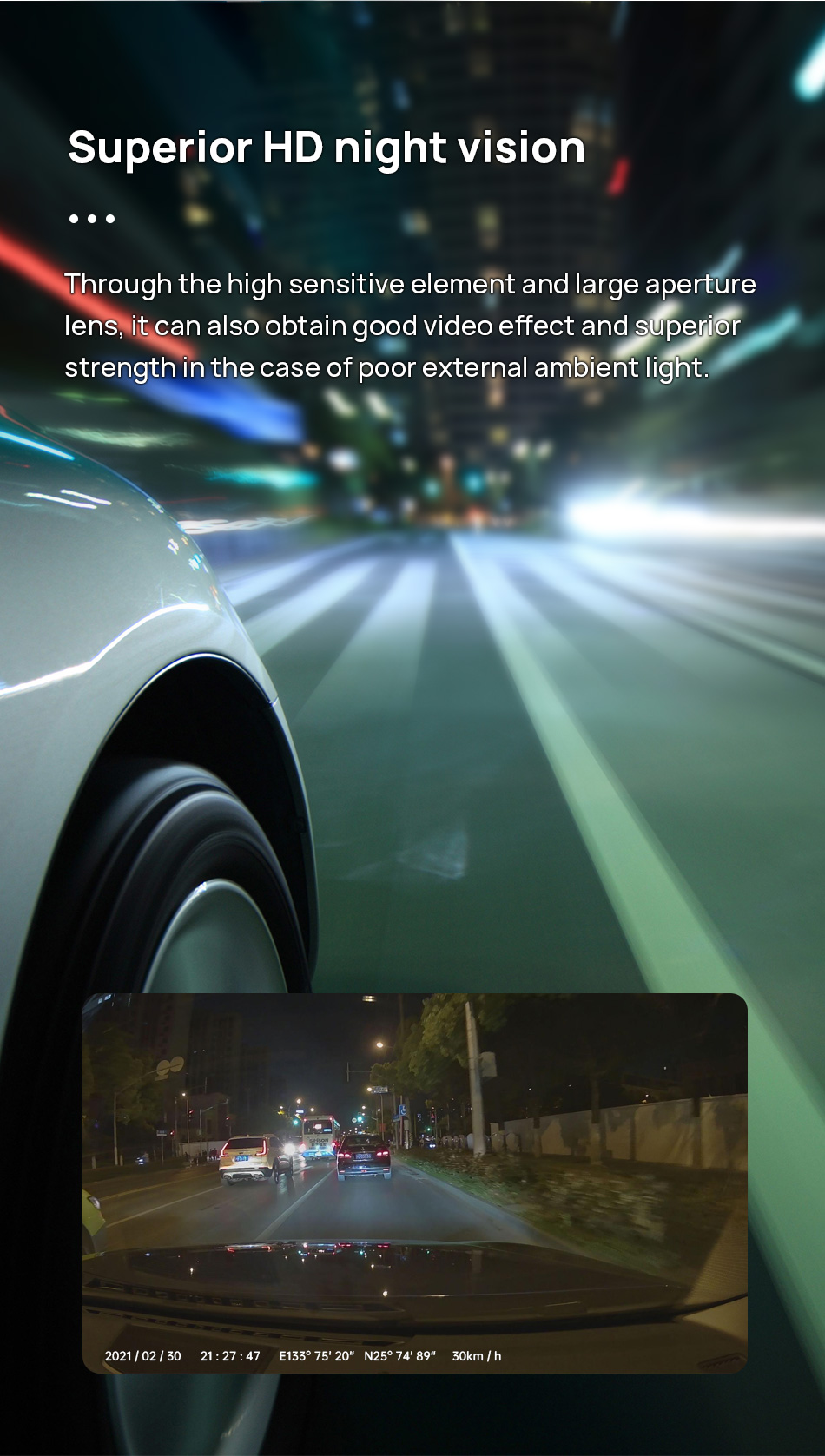 AUTSOME Z9 1080P HD USB WIFI ADAS Dash Cam Car DVR Camera GPS Night Vision Phone Android Vehicle Connection 150° Wide-Angle