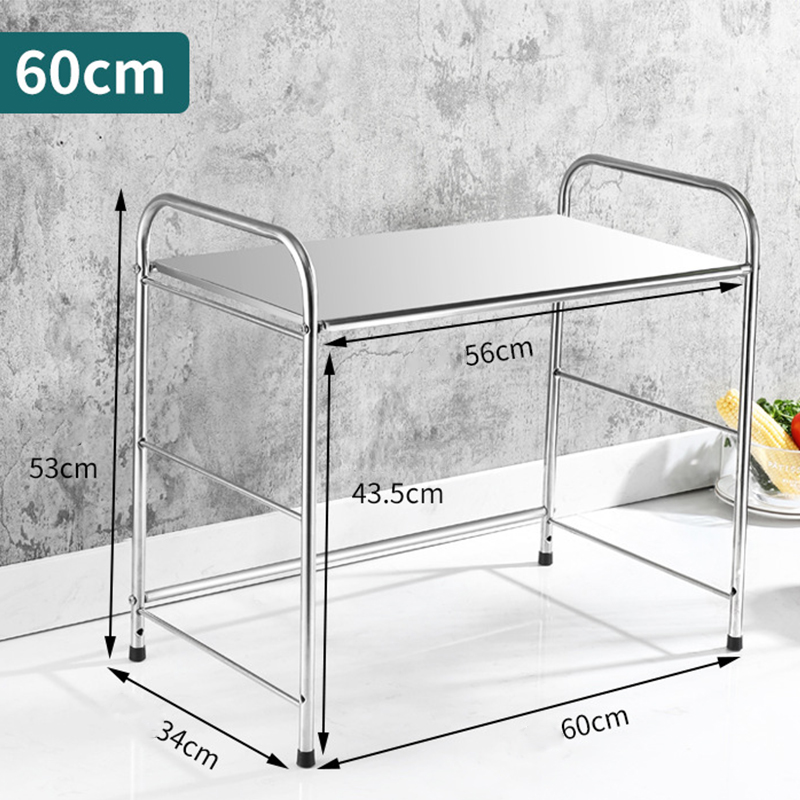 Bakeey 50/60cm Single Layer Microwave Oven Rack Stainless Steel