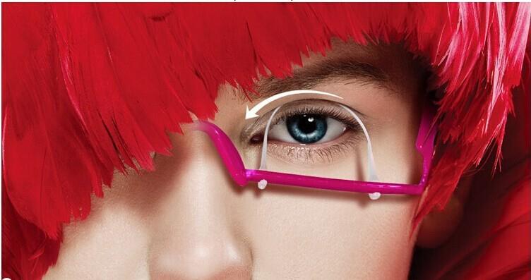 Розовый Двойной тренер по векм Double Fold Eye Lid Training Упражнение Очки Макияж Инструмент Очаровательные глаза 