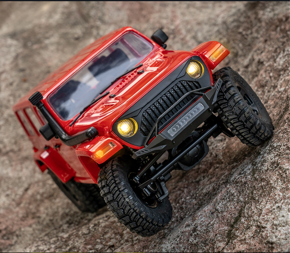 ROCHOBBY RTR 1/18 2.4G 4WD 11804 RC Car Fire Horse LED Light Full Proportional Crawler Vehicles Models - Photo: 17