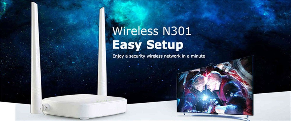 Original Tenda N301 Russian Firmware Version 300Mbps Wireless WIFI Router