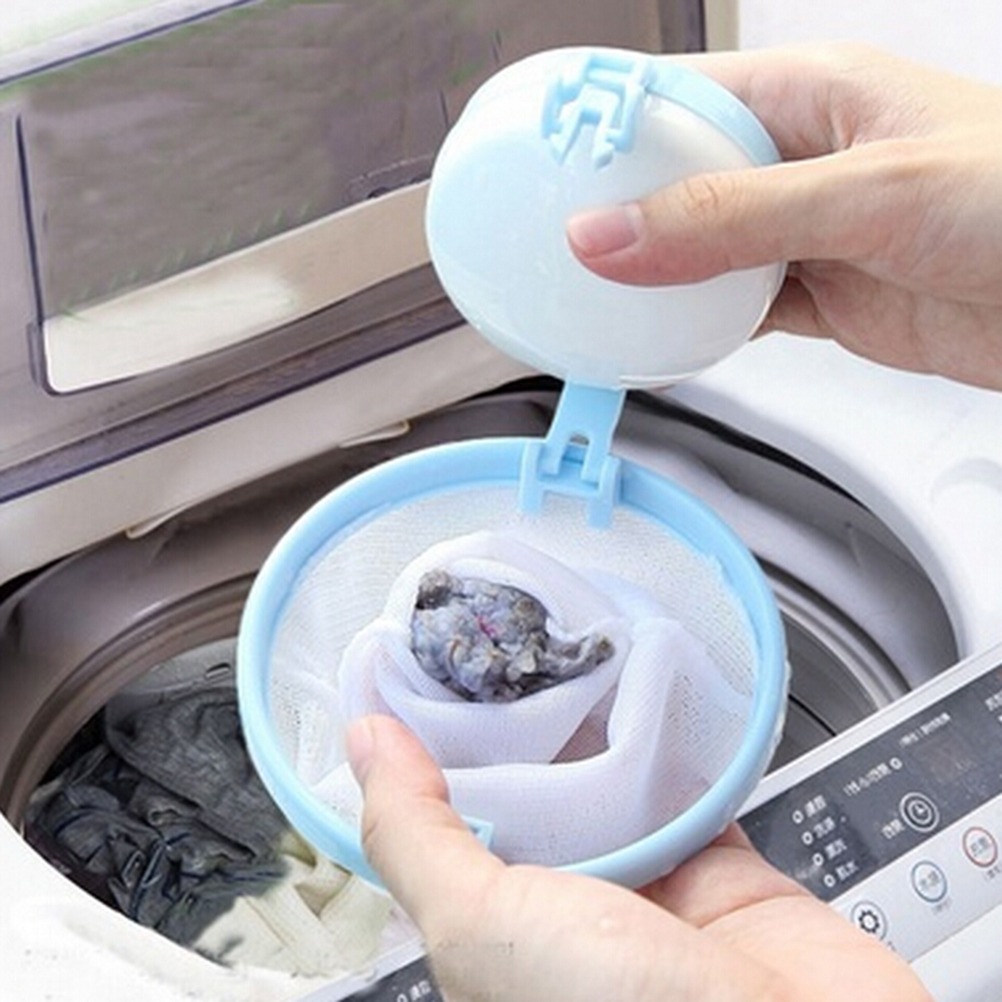 Honana BH-225 Mesh Laundry Filter Wool Washing Ball Hair Removal Device  Magic Floating Washing Bag