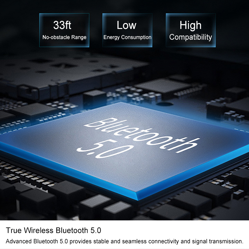 [Bluetooth 5.0] TWS True Wireless Bluetooth Earphone Touch Control Stereo IPX5 Waterproof Headphone 9