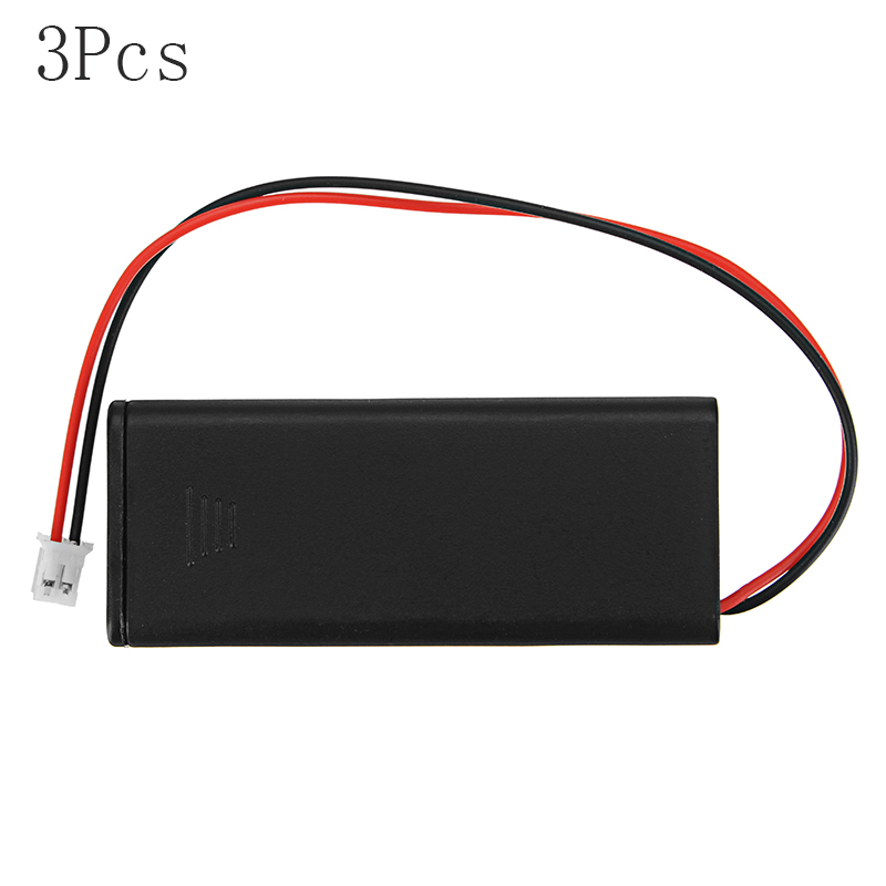 3Pcs 6.5*2.8cm Microbit Special Battery Box With Switch & Terminal For AAA 7 Batteries DIY Smart Robot Car Accessories 7
