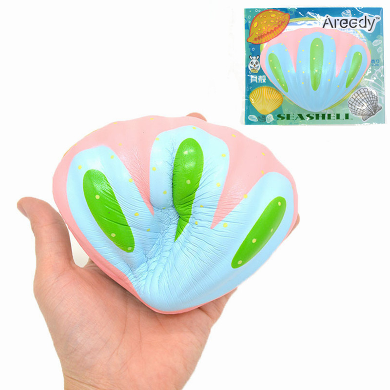 

Areedy Squishy Sea Shells 12cm Slow Rising Original Packaging Collection Gift Decor Toy