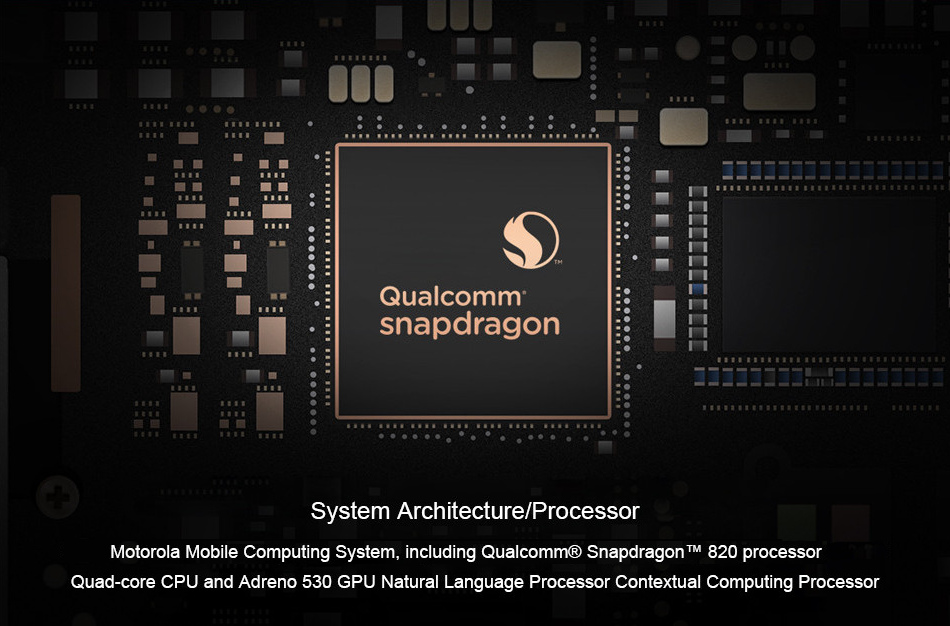 Lenovo Moto Z 5.5 inch 4GB RAM 64GB ROM Qualcomm Snapdragon 820 Quad core 4G Smartphone