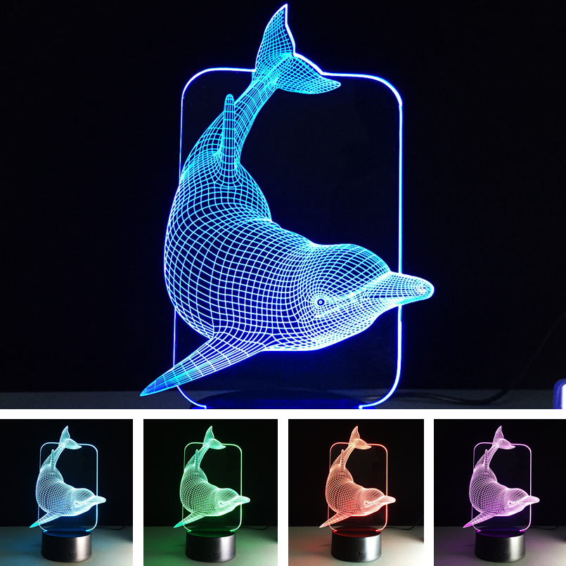 Colorful Festival Halloween LED 3D Illusion Lamp Night Light TF Card Bluetooth Speaker 34