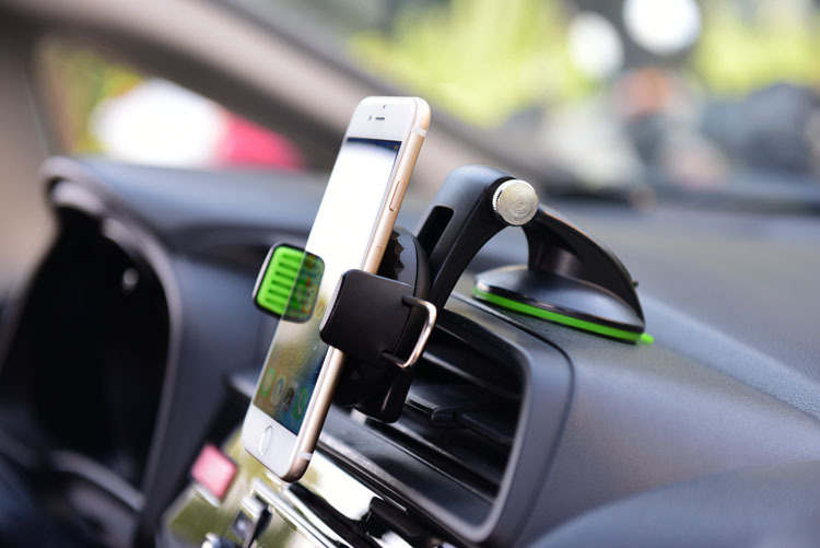 Bakeey Adjustable ABS Car Vent Suction Cup Phone Holder Car Air Vent GPS Support Phone Holder For iPhone 14 13 12 for Samsung Galaxy Z Fold4 for Xiaomi 13 Pro