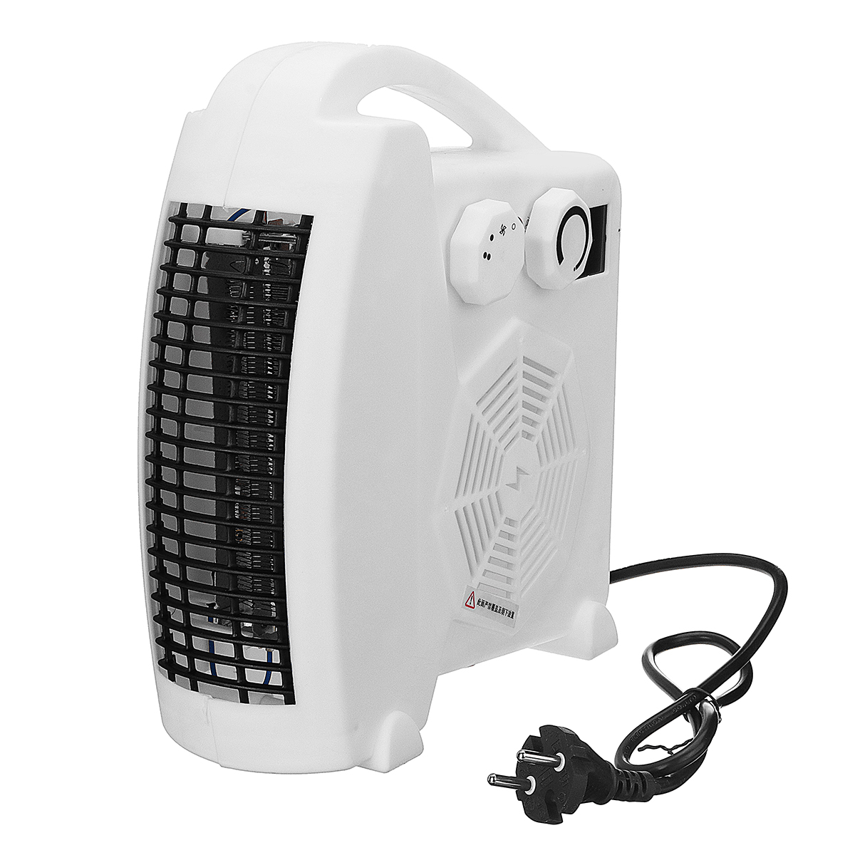 

1700W 220V Электрический вентилятор Промежуточный воздух Нагреватель LCD Дисплей Домашний офис Зимний подогреватель