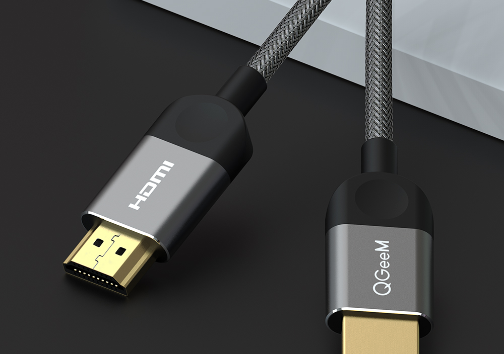 QGEEM QG-AV14 4K HDMI Cable HDMI to HDMI 2.0 Video Cable For PS4 / Xbox 360 / Mac / HDTV / Projector / TV Box