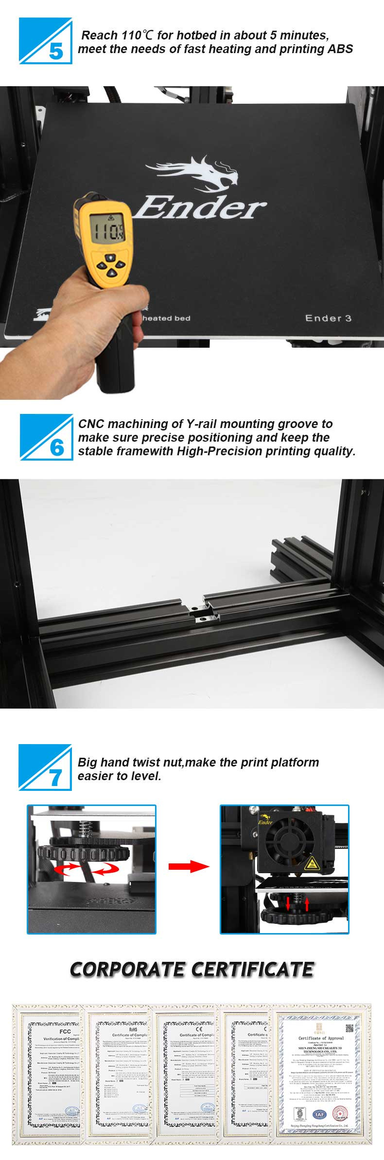 Creality 3D® Ender-3 V-slot Prusa I3 DIY 3D Printer Kit 220x220x250mm Printing Size With Power Resume Function/MK10 Extruder 1.75mm 0.4mm Nozzle 10