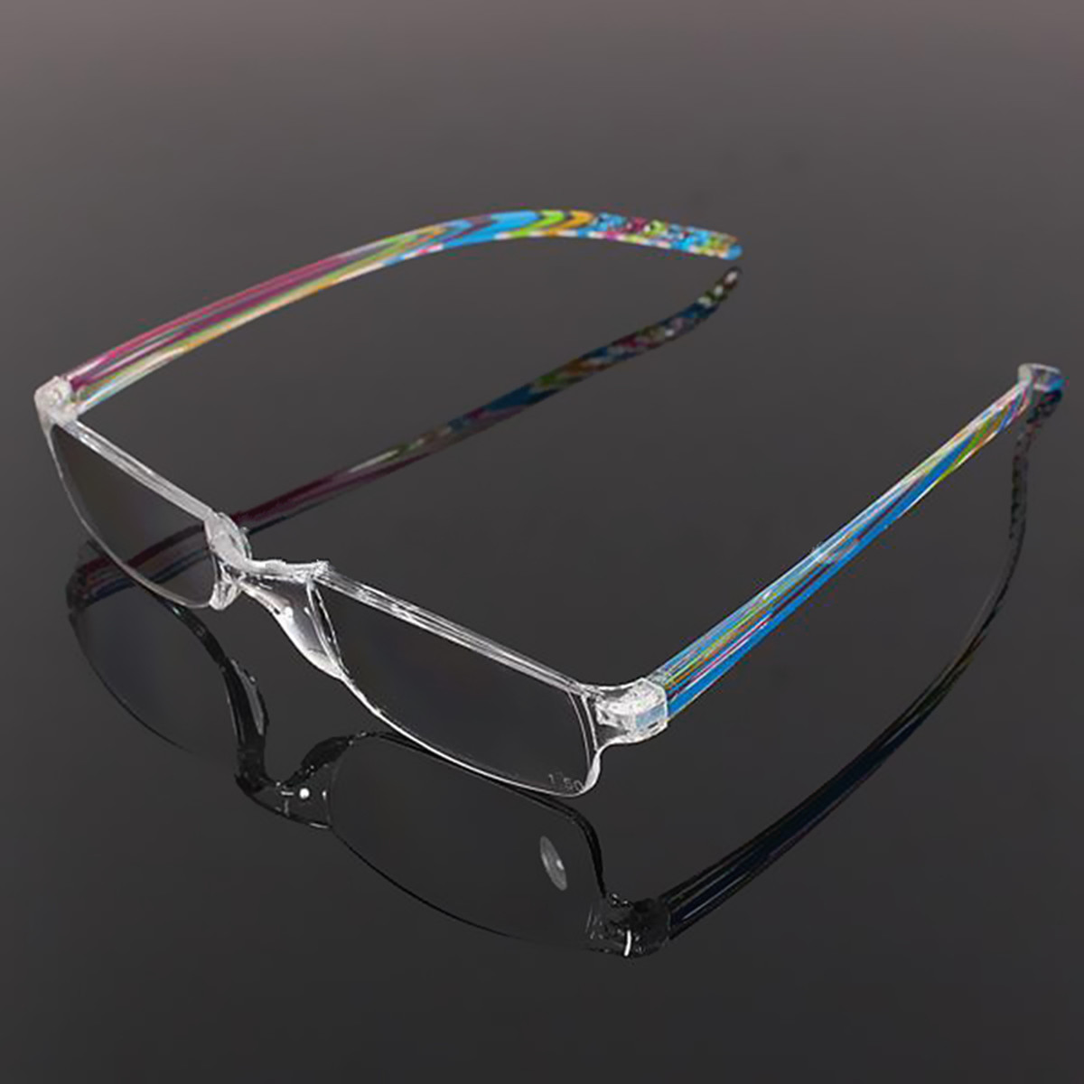 Light Weight Portable Rimless Magnifying Reading Glasses Fatigue Relieve Strength 1.0 1.5 2.0 2.5 3.0