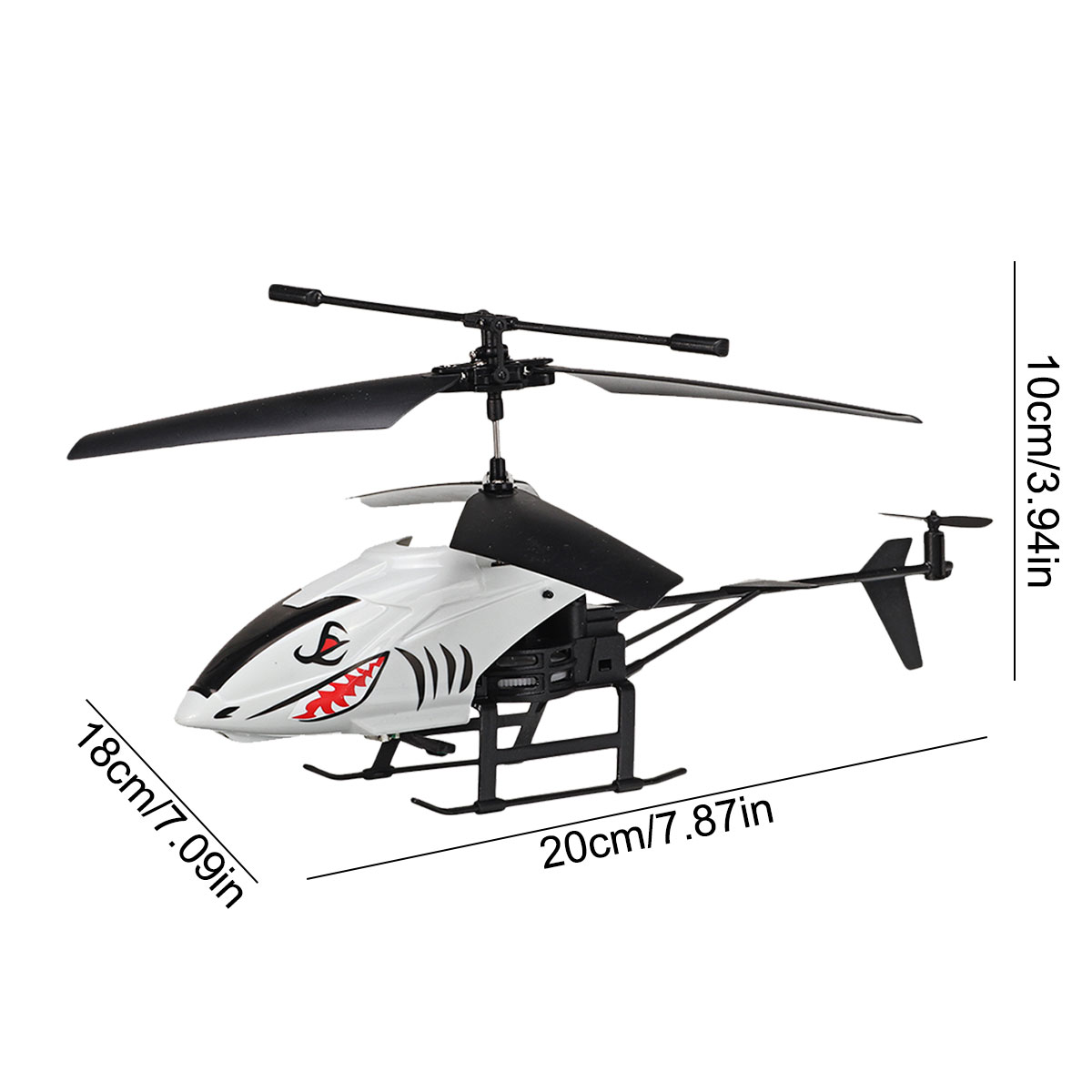 2CH 2.4G Wolf/Shark/Eagle Style USB Charging RC Helicopter RTF for Children Outdoor Toys