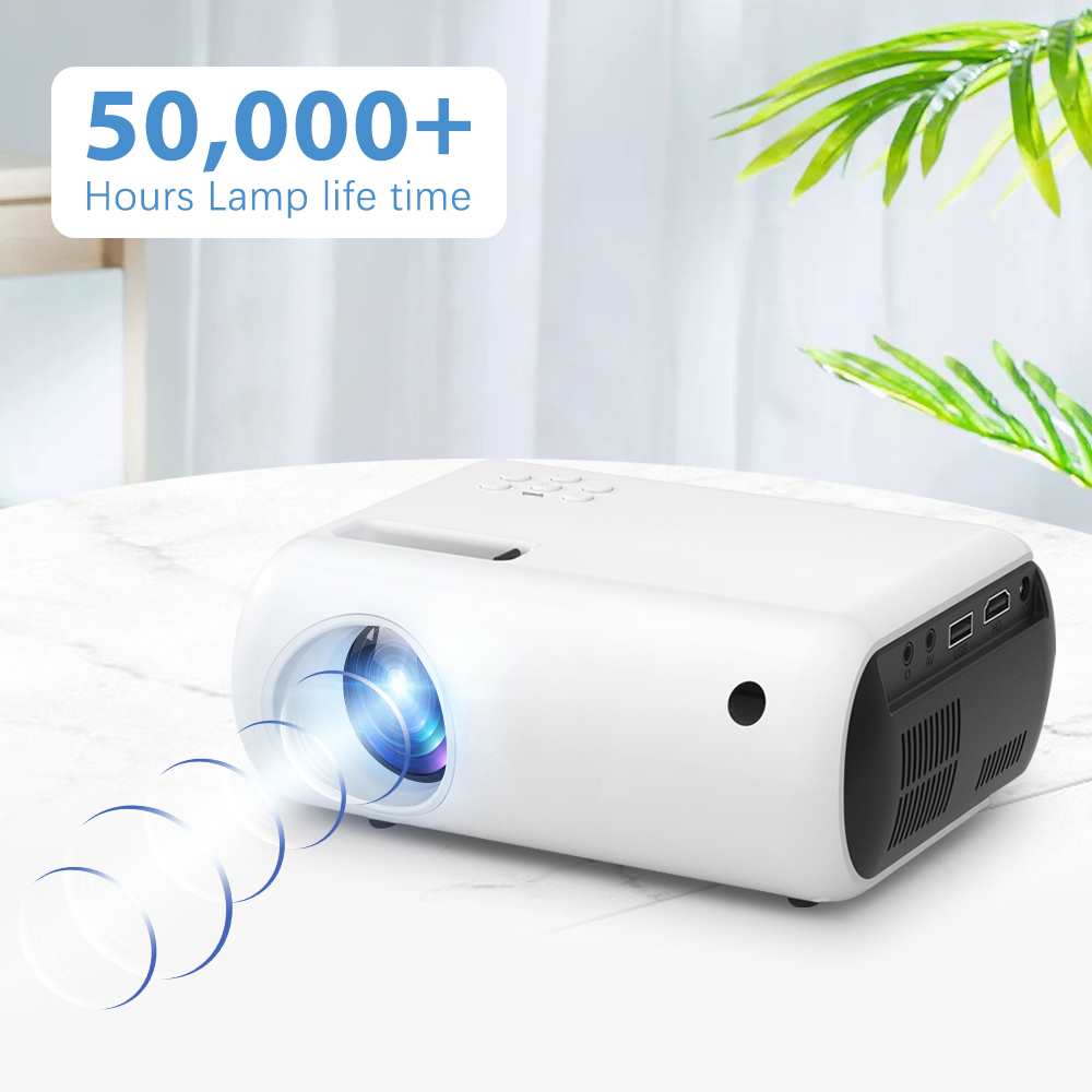 Thundeal TD50 Mini Projector Portable WiFi Cast Screen Home Cinema For 1080P Supported Video LED TV Projector 5500 Lumens Beamer Home Cinema Beamer