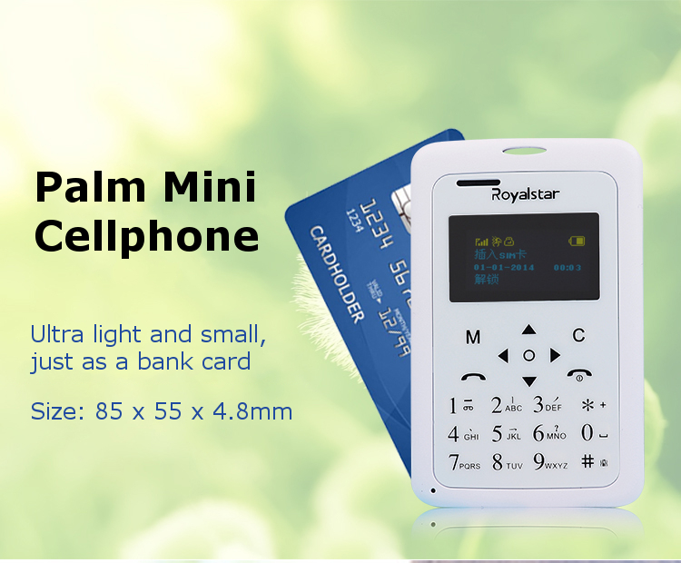 1.0 inch mini cellphone