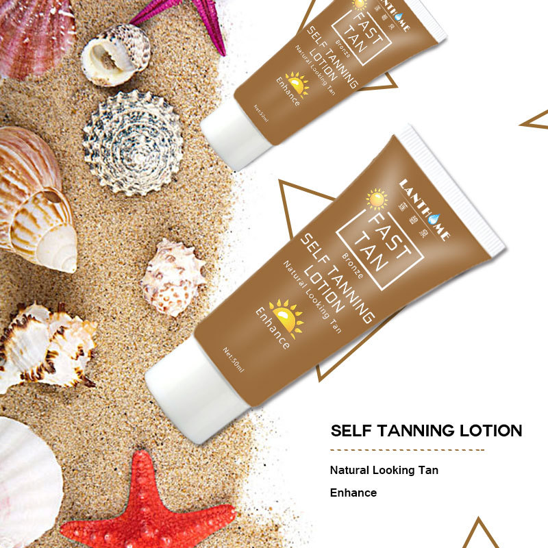 Sun Tanning Fast Tan Enhancer Beauty Black Body Cream Bronzer Lotion Natural Looking Enhance 50ml