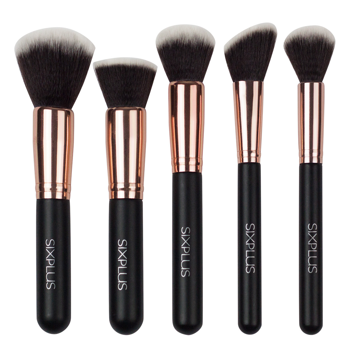 SIXPLUS 11 Pcs Makeup Brushes Set Tools Cosmetic Brush Holder Bag Face Foundation Make Up Sleeve Kit