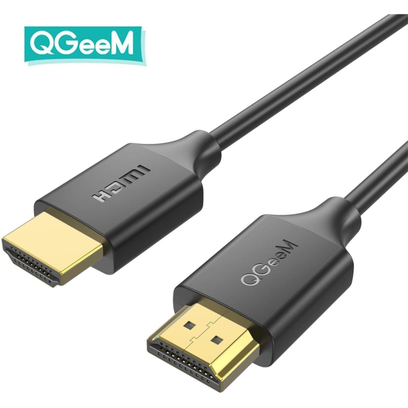 QGeeM QG-AV16 4K HDMI to HDMI 2.0 Adapter Cable HDMI Splitter Digital Wire Cord for Xiaomi Xbox Serries TV Box Laptops