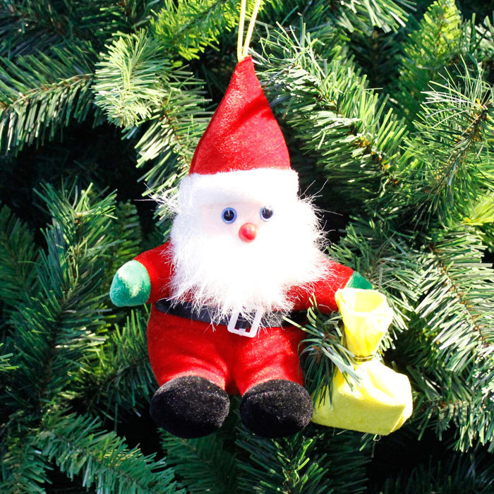 

Рождественская электрическая музыка Санта Кукла Игрушки Пение музыка Коробка Новогодняя елка Украшение Кулон Декор