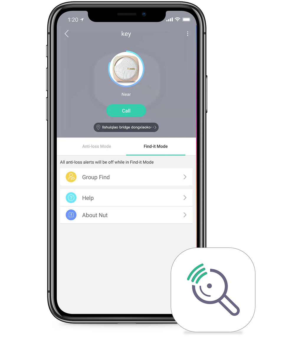 NUT F9 Focus Smart Key Finder Mini Tag bluetooth Tracker Anti Lost Reminder Pet Wallet Phone Alarm Locator