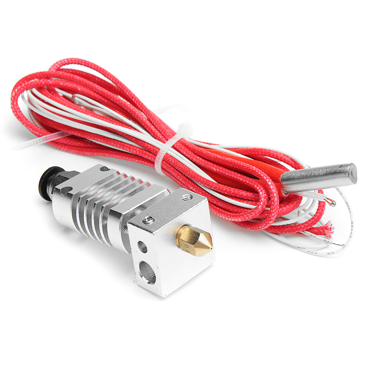 V6 1.75mm All Metal J-Head Hotend Remote Extruder Kit with Heating tube for CR10 3D Printer 20