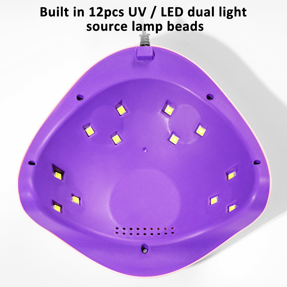 UV LED Nail Lamp Automatic Timing Nail Phototherapy Machine USB Charing Nail Glue Baking Lamp