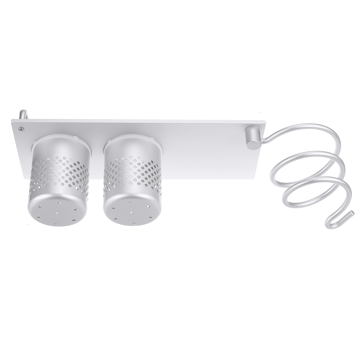 Stainless Steel With Double Bucket Hair Dryer Rack