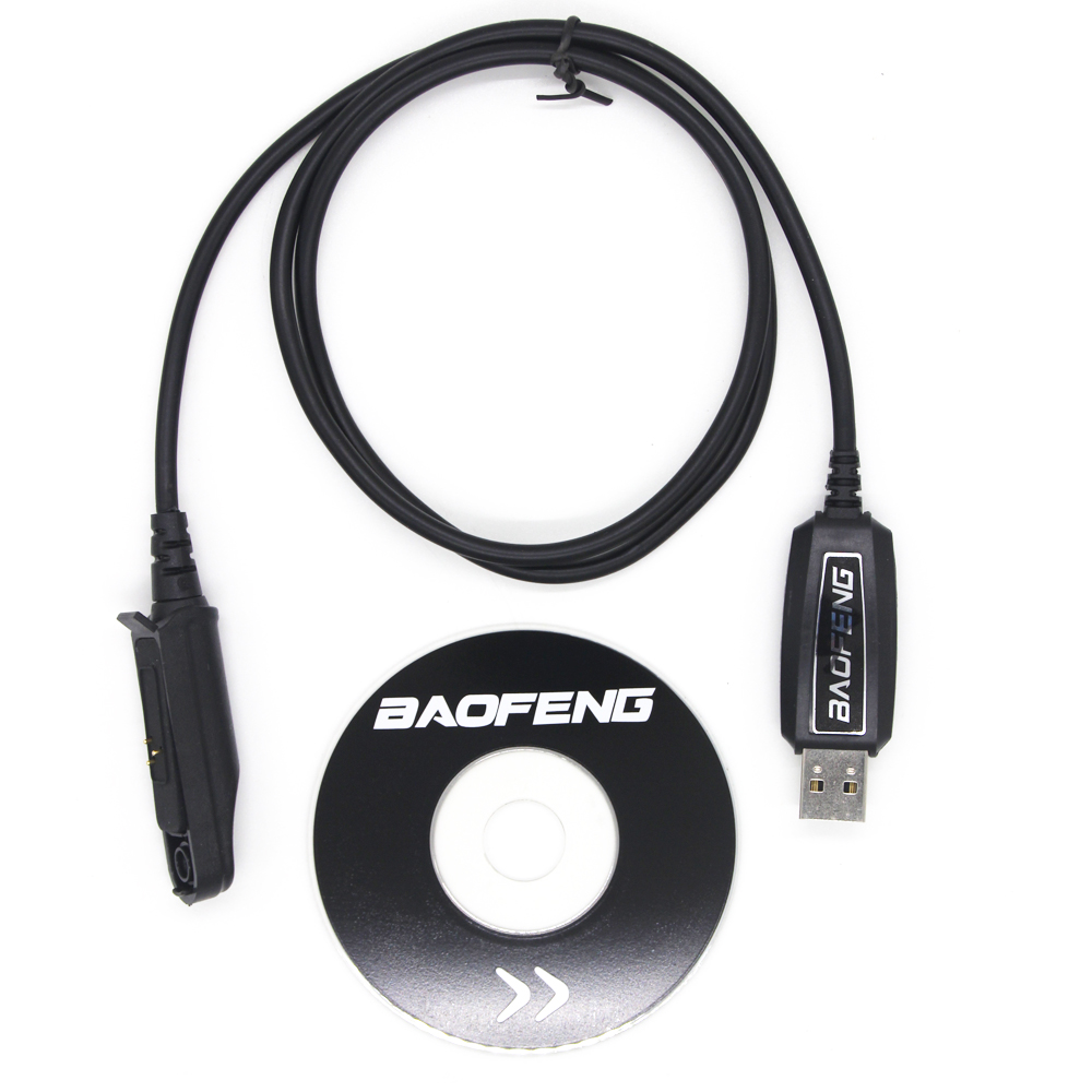 USB Programming Cable Cord CD for Baofeng BF-UV9R Plus A58 9700 S58 N9 Walkie Talkie UV-9R Plus A58 Radio&PC