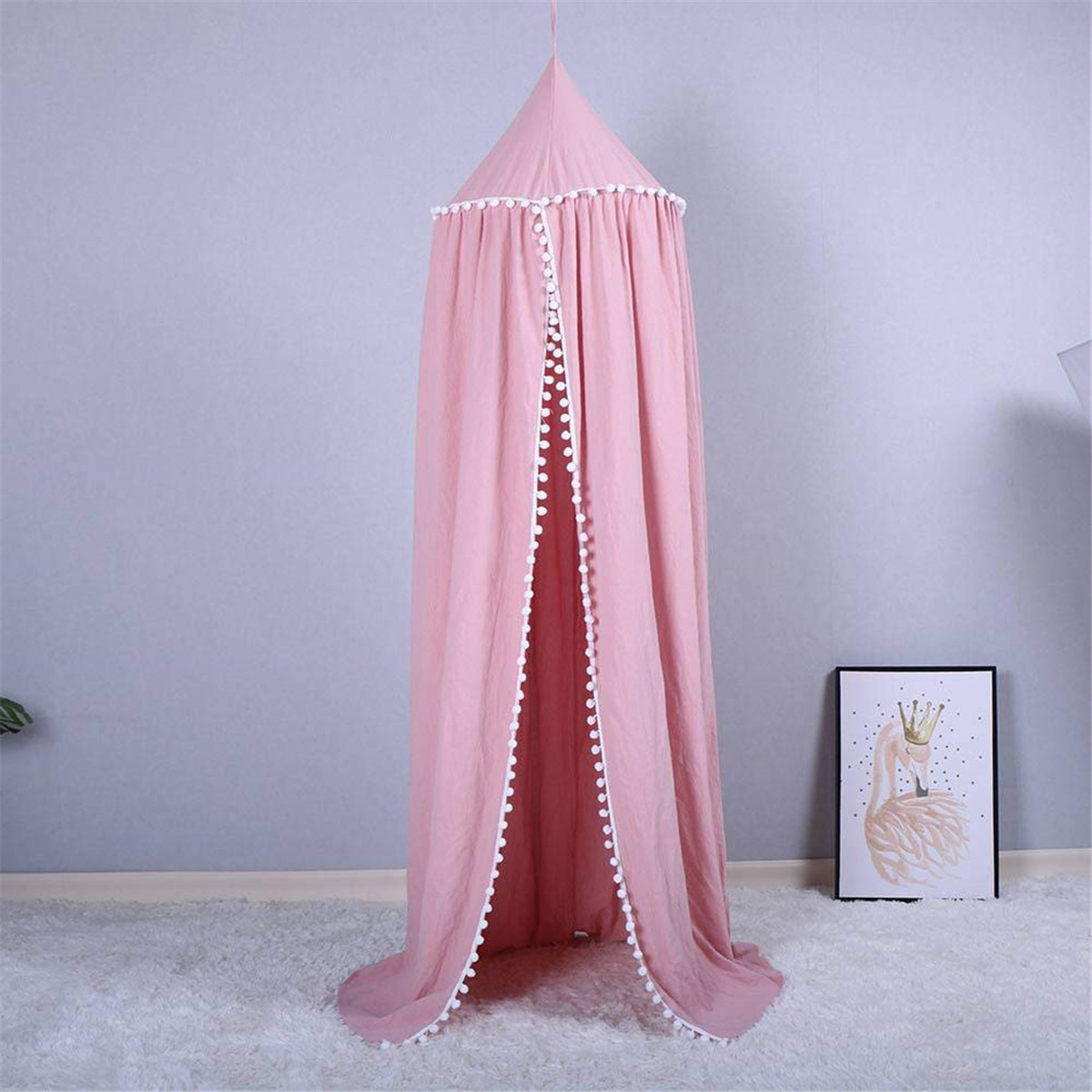 Round Ball Children's Bed Canopy Bedcover Mosquito Net Curtain Bedding Dome Tent