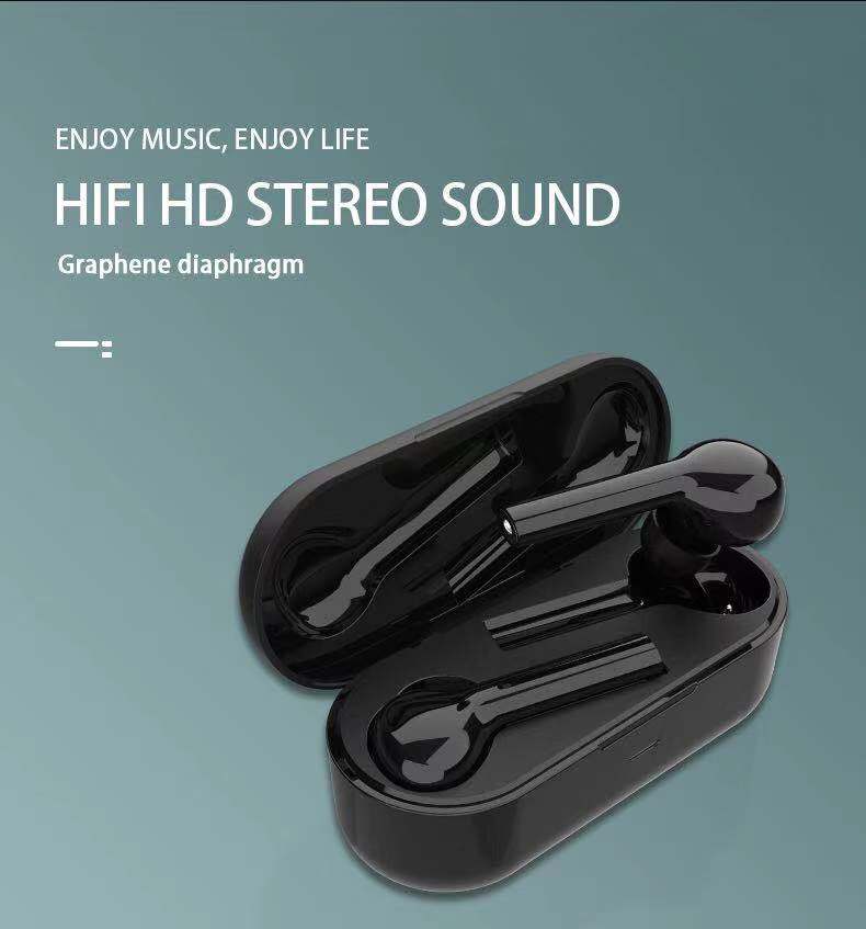 JS-18 Wireless Bluetooth V5.0 Freebud TWS HIFI Earphone Bass With Charging Box For Huawei Mate20 Pro 18