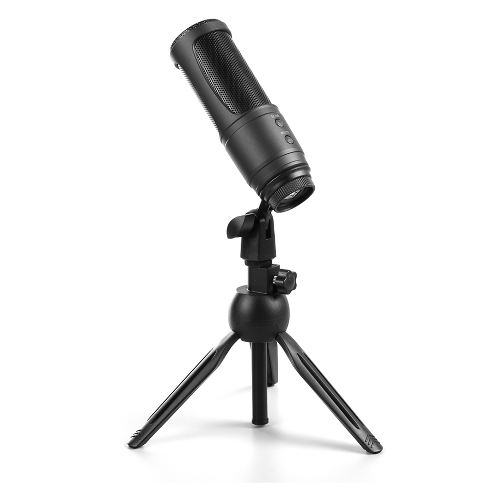 K2S USB Condenser Microphone Meeting Live Streame Game Tripod Professional Condenser Desktop Computer PC FOR Recording Online Class