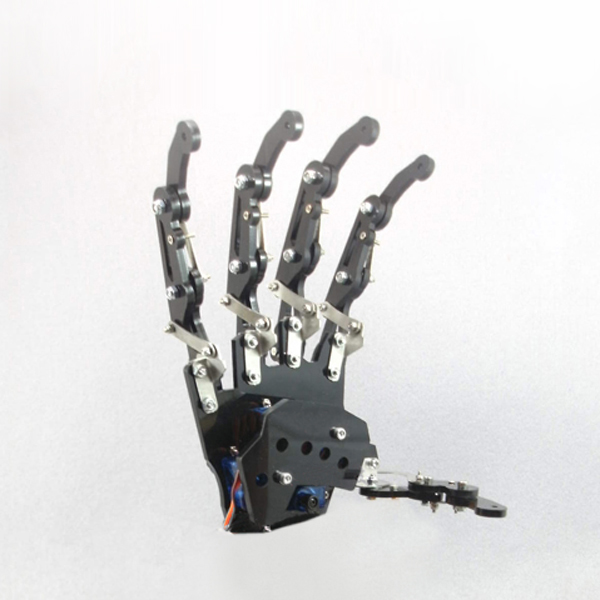 DIY 5DOF Robot Arm Five Fingers Metal Mechanical Paw Left and Right Hand 101