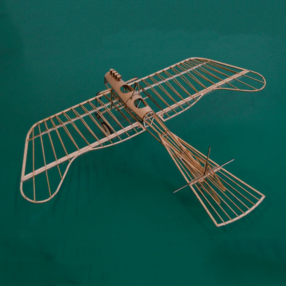Etrich Taube 420mm Wingspan Monoplane Balsa Wood Laser Cut RC Airplane Kit With Power System - Photo: 4