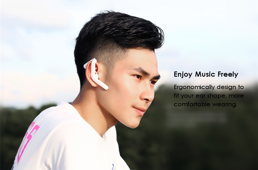 REMAX RB-T16 Earhook Bluetooth Earphone Headset With Mic HD Calls Voice Prompt For iPhone Xiaomi